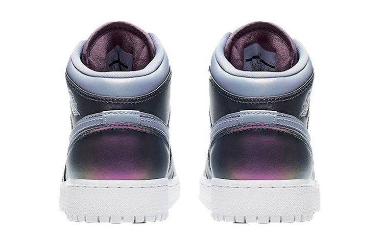 Image of (GS) Air Jordan 1 Mid 'Metallic Purple' AV5174-400