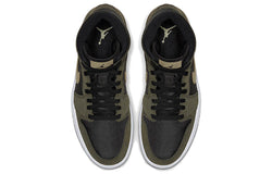 Image of (WMNS) Air Jordan 1 Mid 'Olive' BQ6472-030