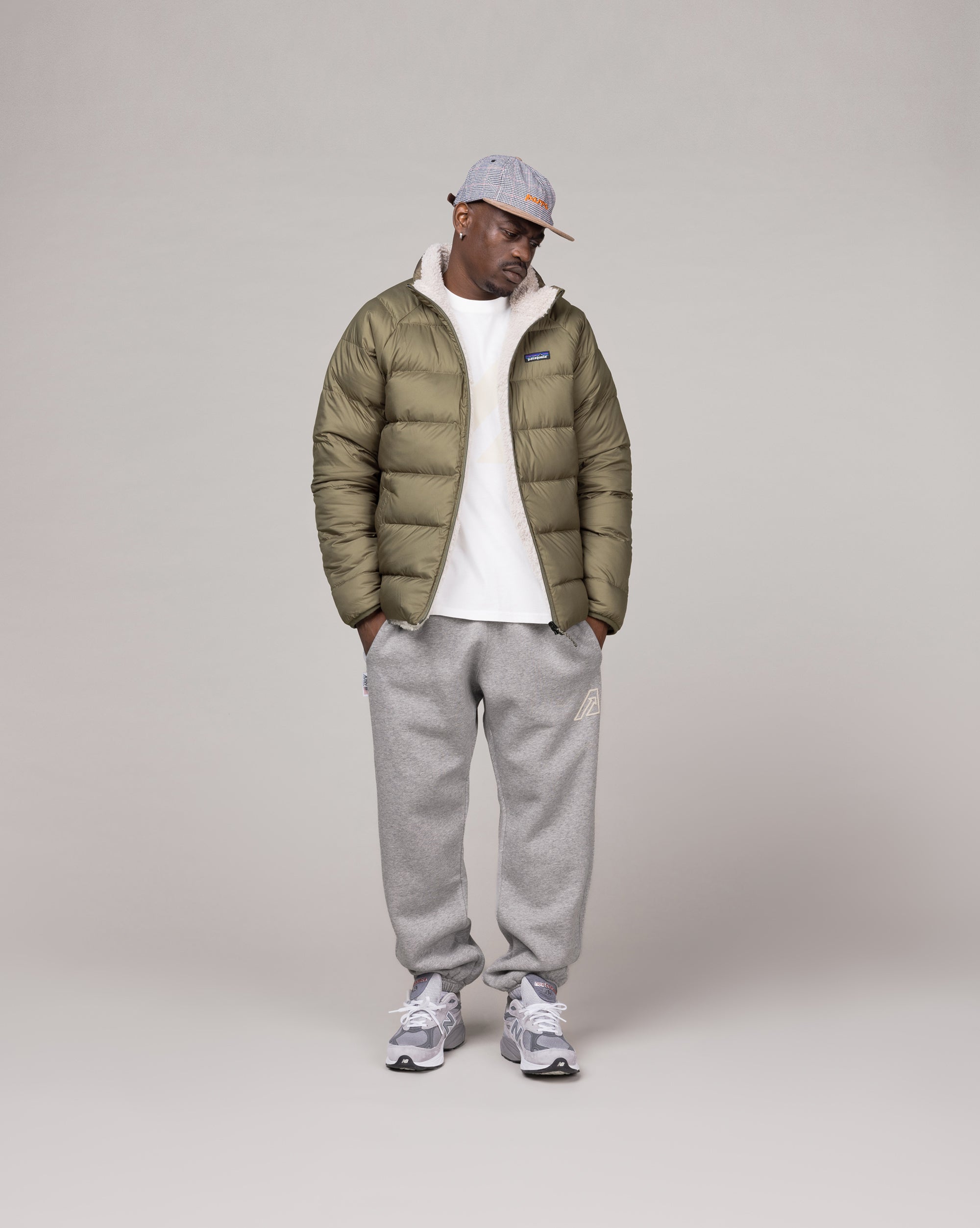Image of Patagonia Reversible Silent Down Jacket