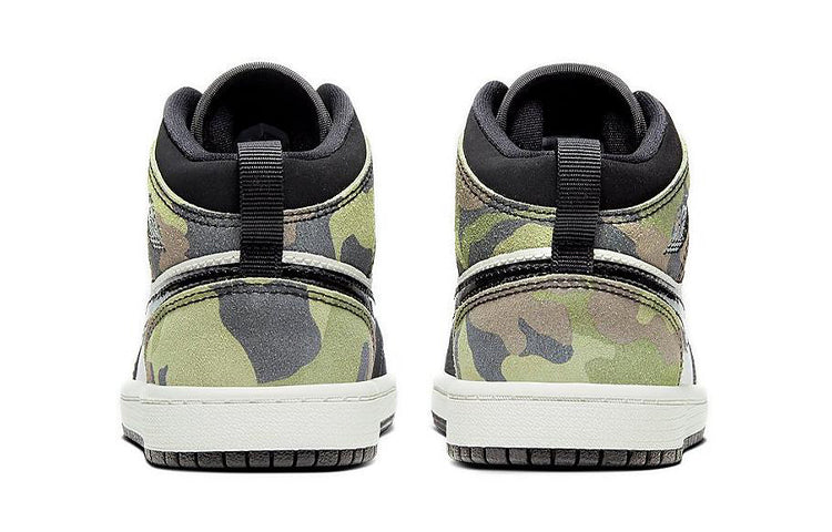 Image of (PS) Air Jordan 1 Mid 'Camo' CW5560-001