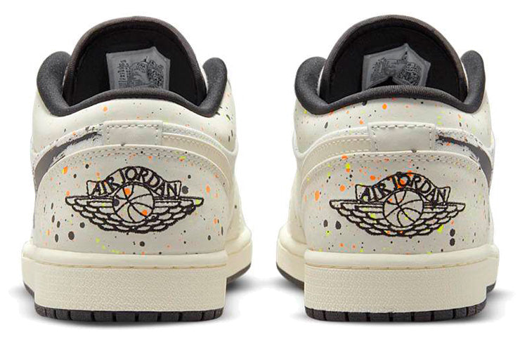 Air Jordan 1 Low 'Brushstroke Swoosh - Paint Splatter' DM3528-100