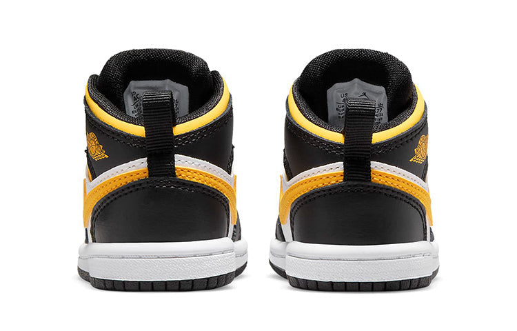 (TD) Air Jordan 1 Mid 'Black University Gold' 640735-177