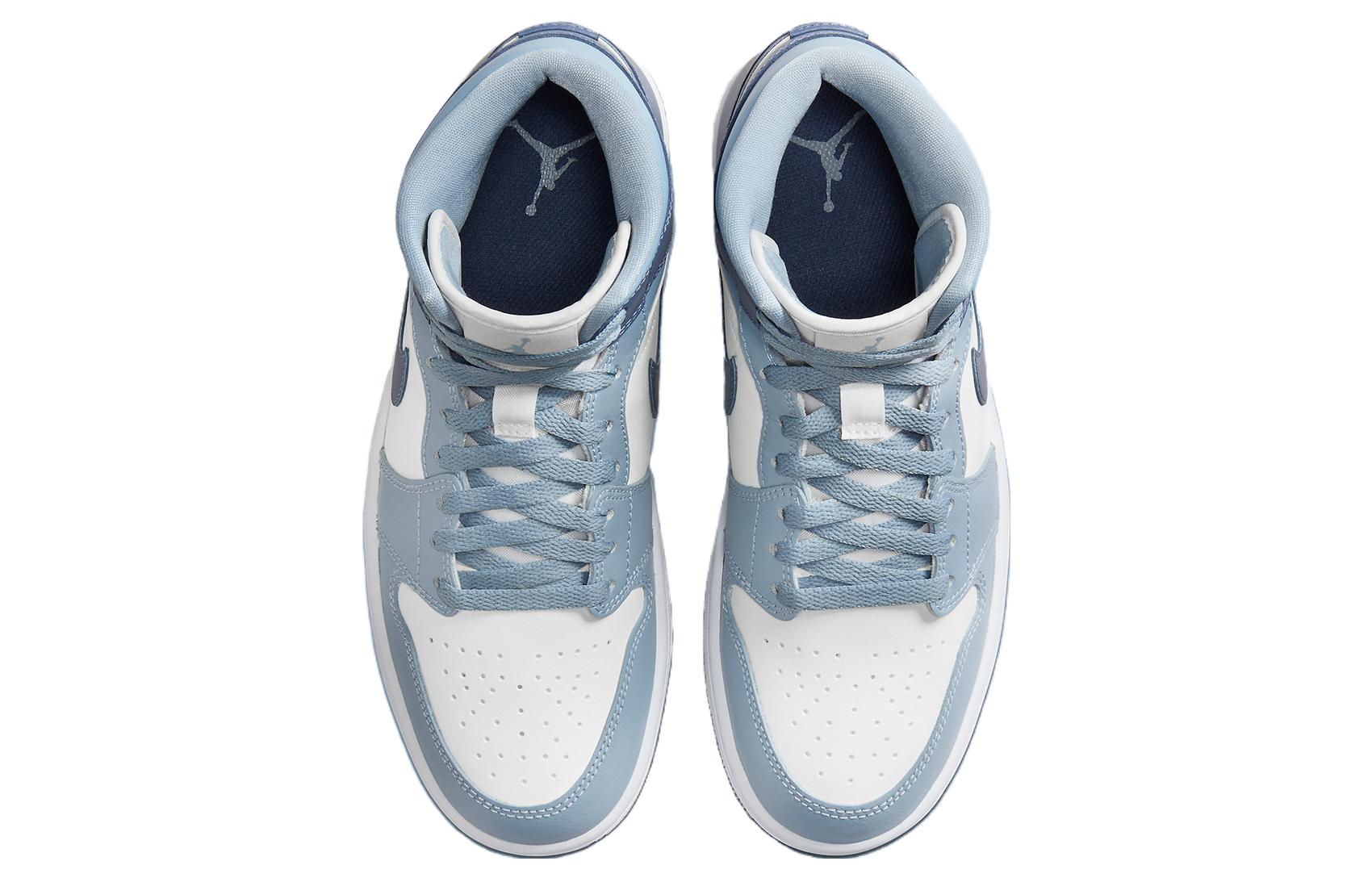 (WMNS) Air Jordan 1 Mid 'Two-Tone Blue' BQ6472-140