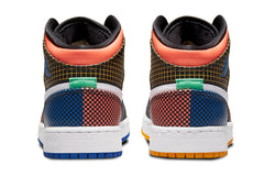 Image of (GS) Air Jordan 1 Mid MMD 'Multi Grid' DC4092-001