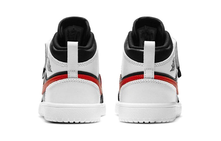 (PS) Air Jordan 1 Mid Alt 'White Black Red' AR6351-075