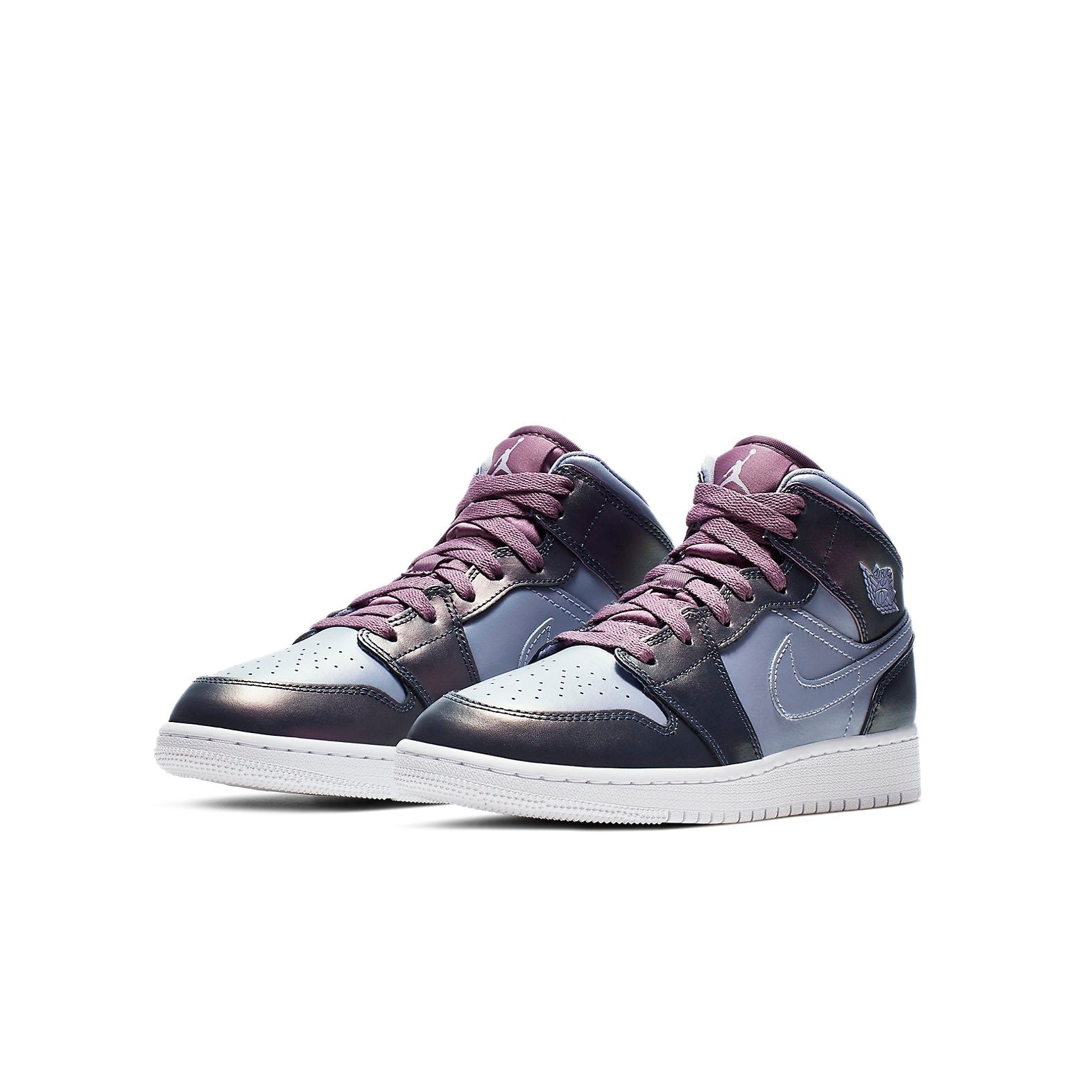 (GS) Air Jordan 1 Mid 'Metallic Purple' AV5174-400