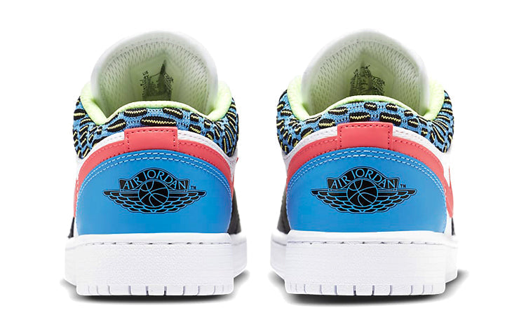 Image of (GS) Air Jordan 1 Low 'Funky Patterns' DH5927-006