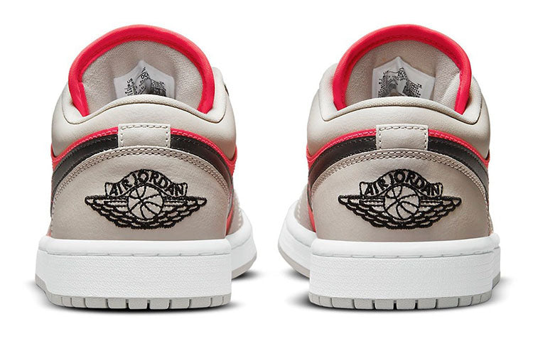Image of (WMNS) Air Jordan 1 Low 'Light Iron Ore Siren Red' DC0774-060