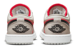 Image of (WMNS) Air Jordan 1 Low 'Light Iron Ore Siren Red' DC0774-060