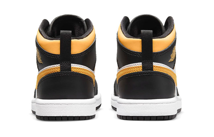 (PS) Air Jordan 1 Mid 'Black University Gold' 640734-177