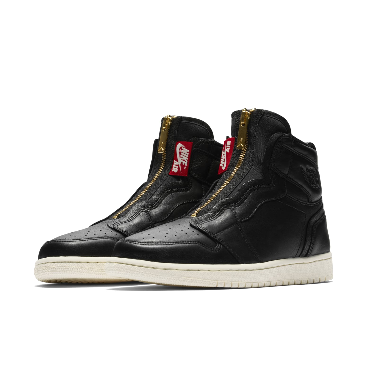 (WMNS) Air Jordan 1 Retro High Zip 'Black Sail' AQ3742-016