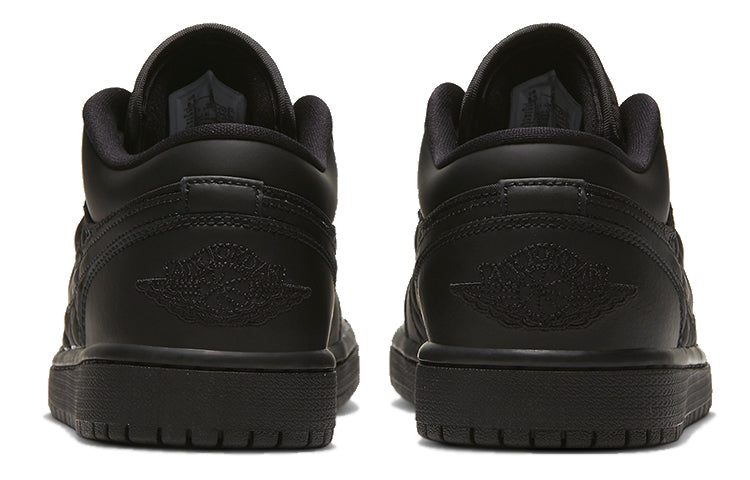 (WMNS) Air Jordan 1 Low 'Triple Black Quilted' DB6480-001