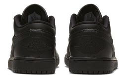 Image of (WMNS) Air Jordan 1 Low 'Triple Black Quilted' DB6480-001