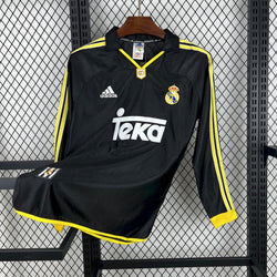 Image of Real Madrid 1998/99 Away Long Sleeves Retro Jersey