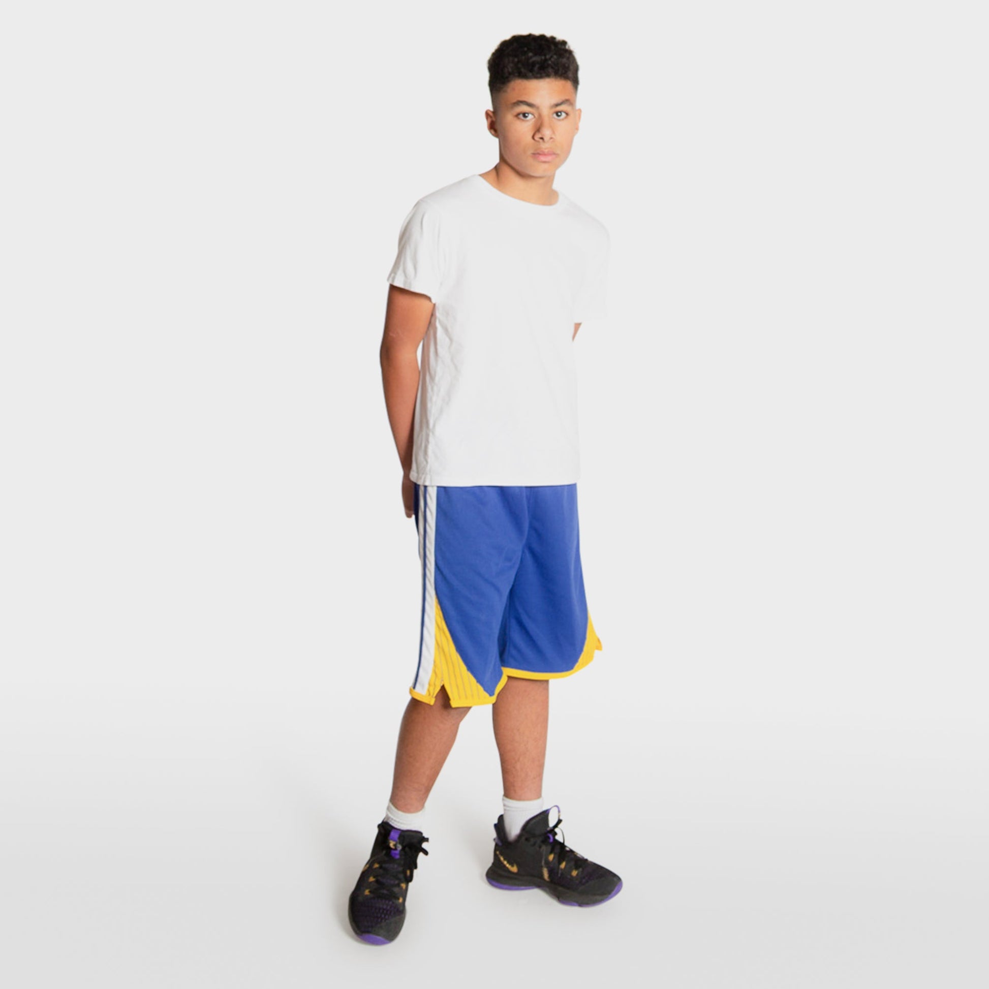 Golden State Warriors 2025 Icon Edition Swingman Youth NBA Shorts