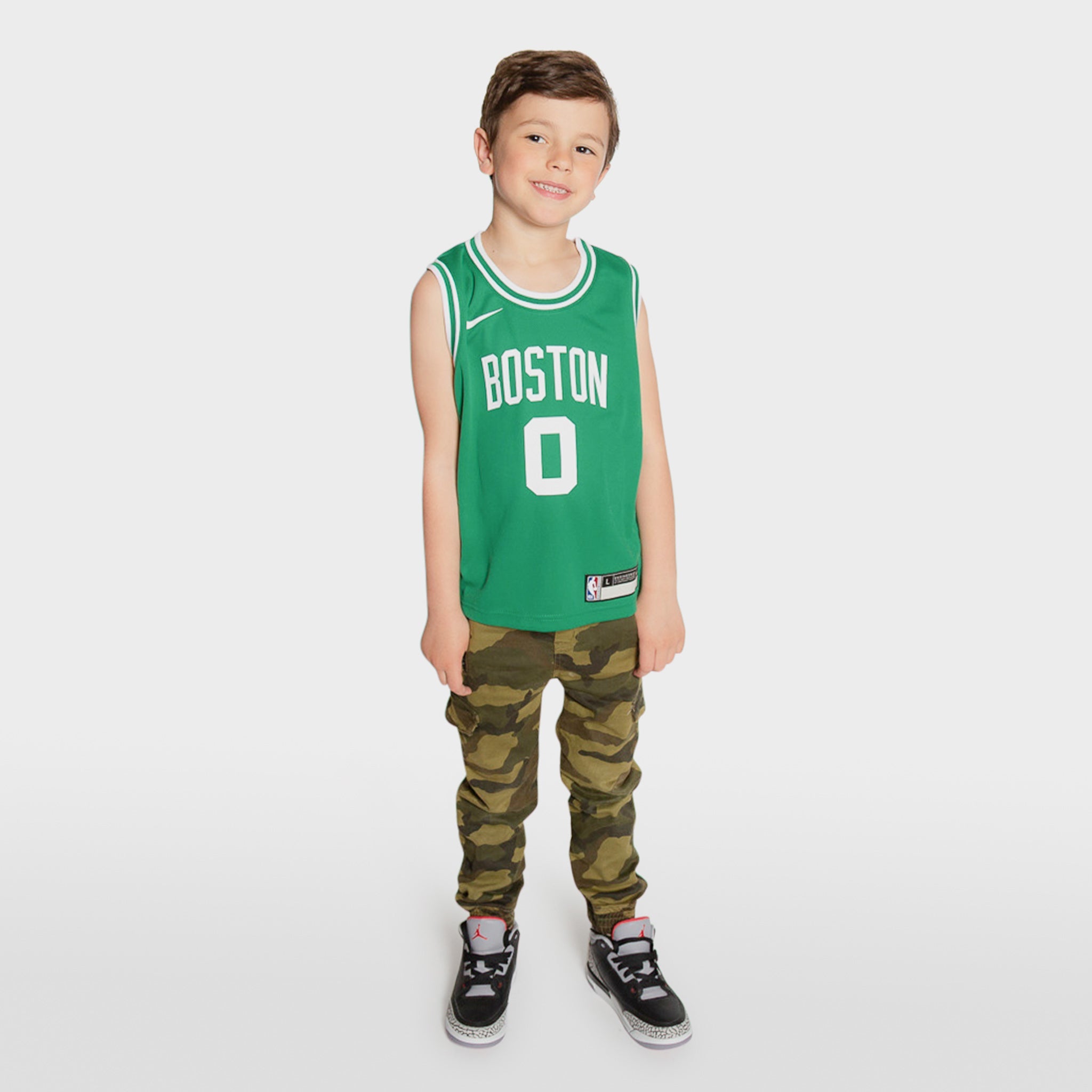 Image of Jayson Tatum Boston Celtics 2024 Icon Edition Boys NBA Jersey