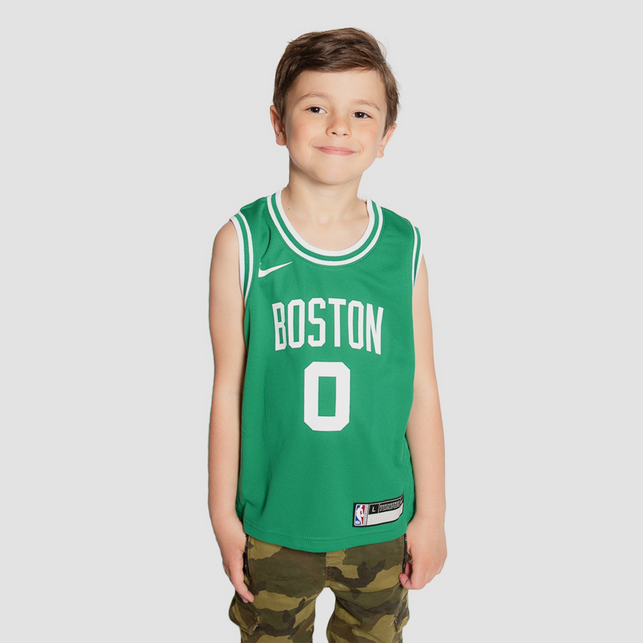 Image of Jayson Tatum Boston Celtics 2024 Icon Edition Boys NBA Jersey