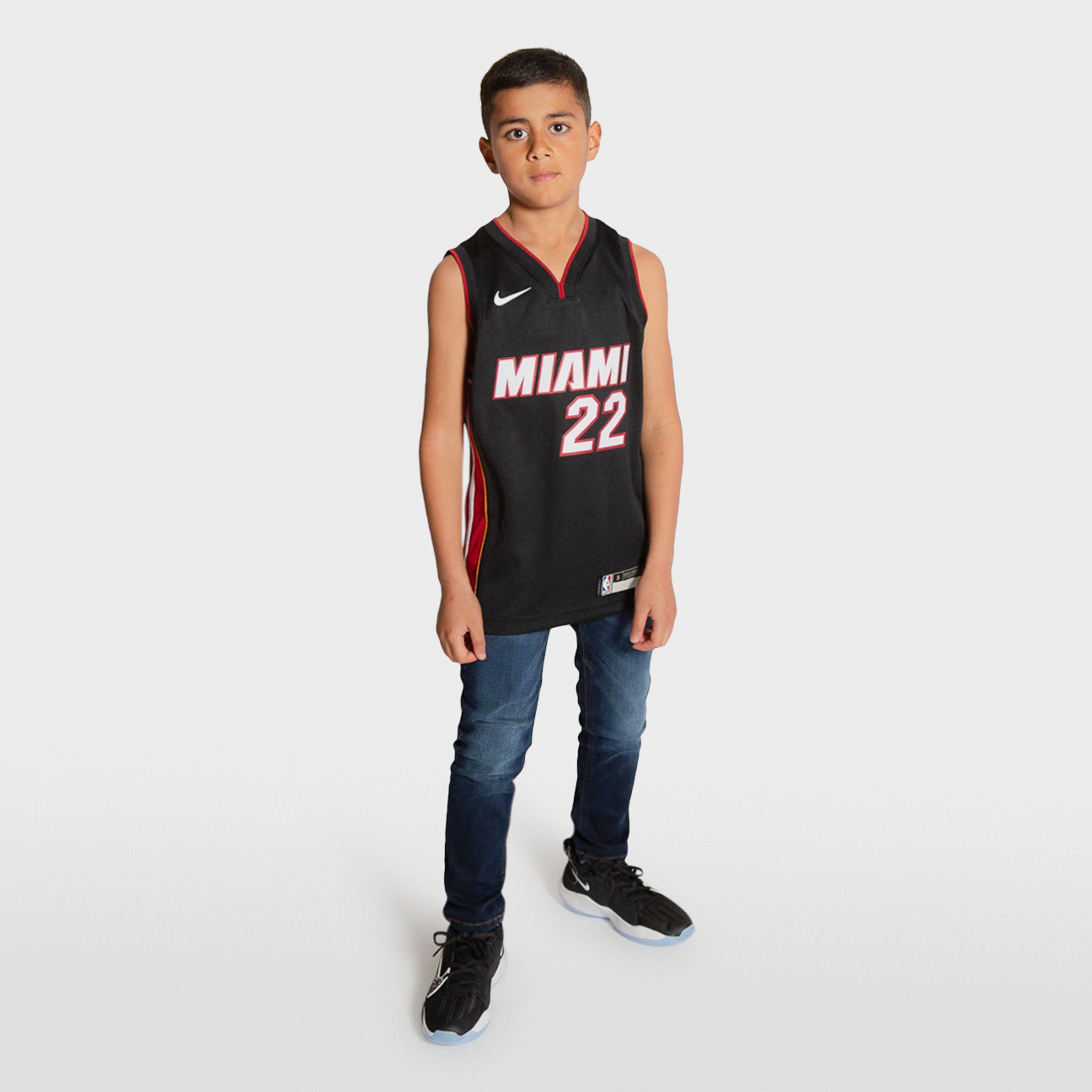 Image of Jimmy Butler Miami Heat 2025 Icon Edition Youth NBA Swingman Jersey