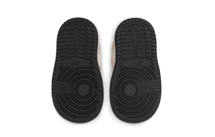 Image of (TD) Air Jordan 1 Mid SE 'Brushstroke Paint Splatter' DA8012-100