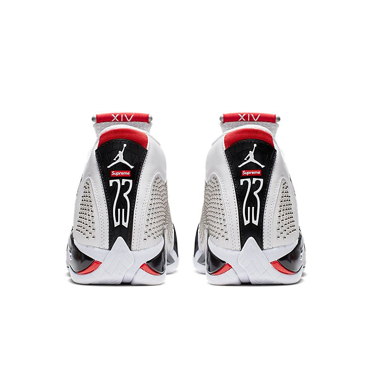 Image of Air Jordan 14 Retro x Supreme 'White' BV7630-106