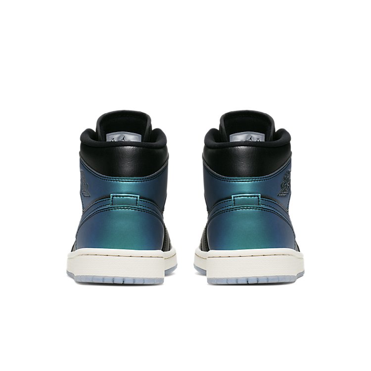 Image of (WMNS) Air Jordan 1 Mid 'Metallic Turquoise' BQ6472-009