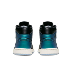 Image of (WMNS) Air Jordan 1 Mid 'Metallic Turquoise' BQ6472-009