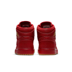 Image of (WMNS) Air Jordan 1 Retro High Premium 'Dipped Toe Gym Red' AH7389-607