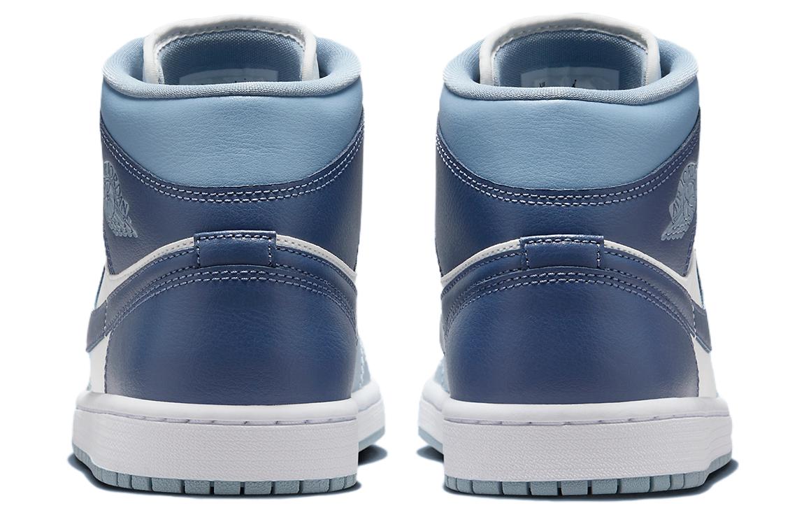Image of (WMNS) Air Jordan 1 Mid 'Two-Tone Blue' BQ6472-140