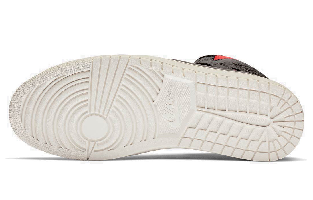 Image of Air Jordan 1 Retro High Double Strap 'Black Red' AQ7924-016