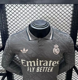 Image of Real Madrid 2024/25 Third Away Long Sleeves Jersey Player Version