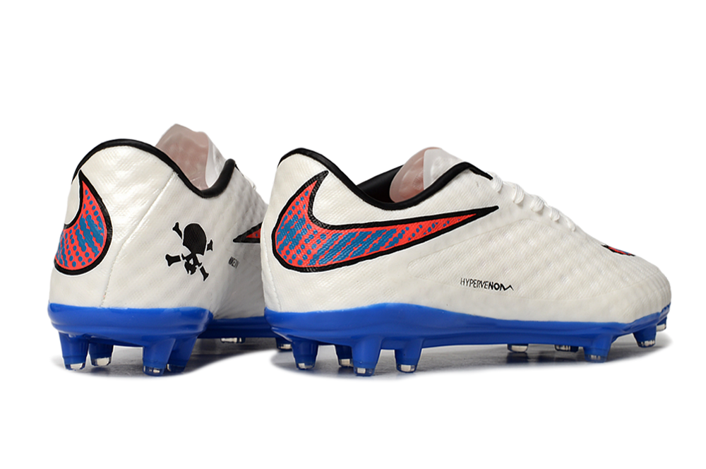 Image of Nike Hypervenom Phantom Elite FG Shine Through Pack - White / Blue / Crimson FG