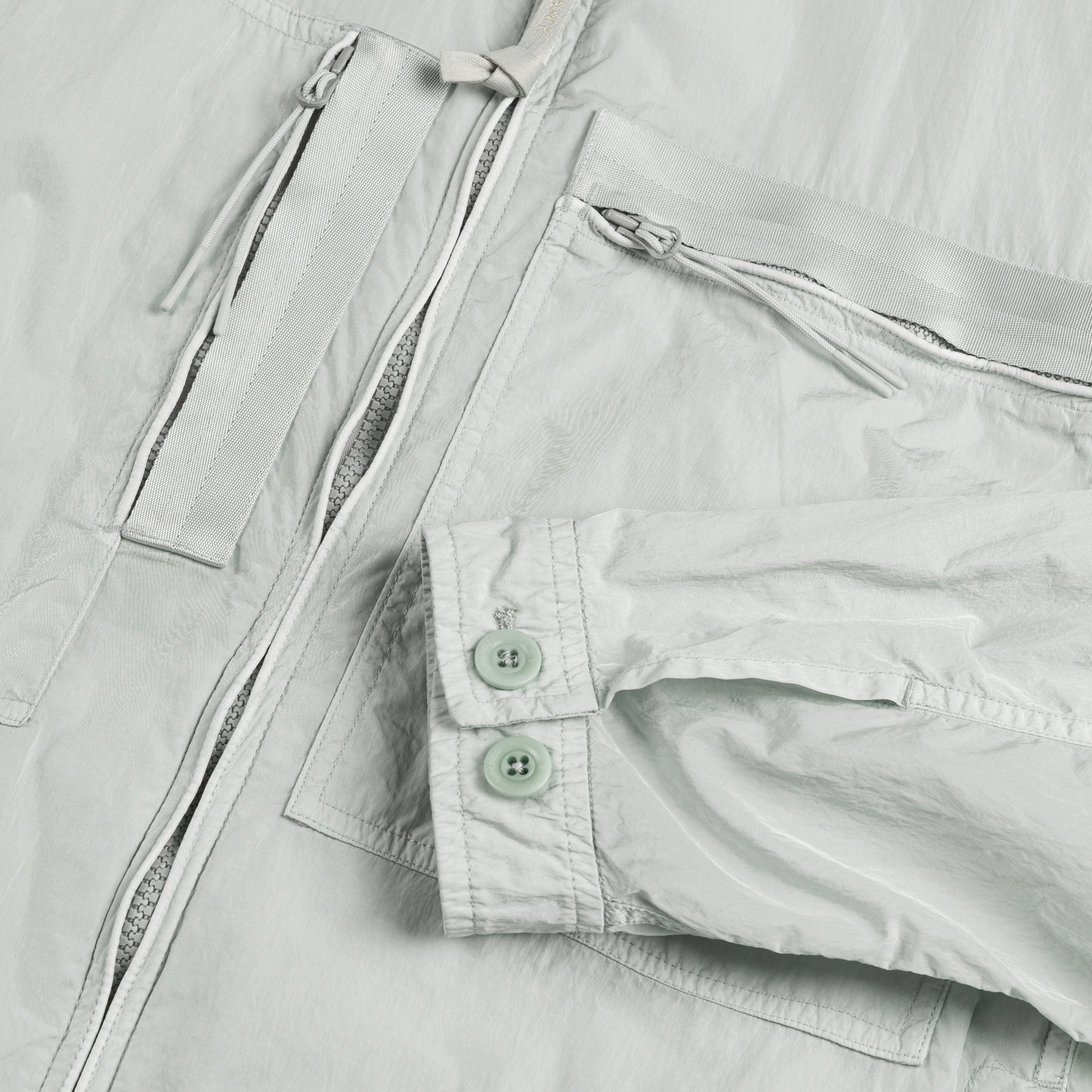 Image of C.P. Company Chrome-R Full Zip Logo Overshirt