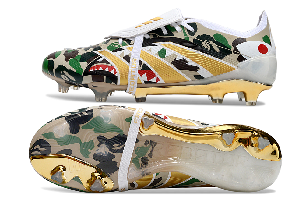 Image of Adidas Predator 25 Elite Tongue FG X BAPE