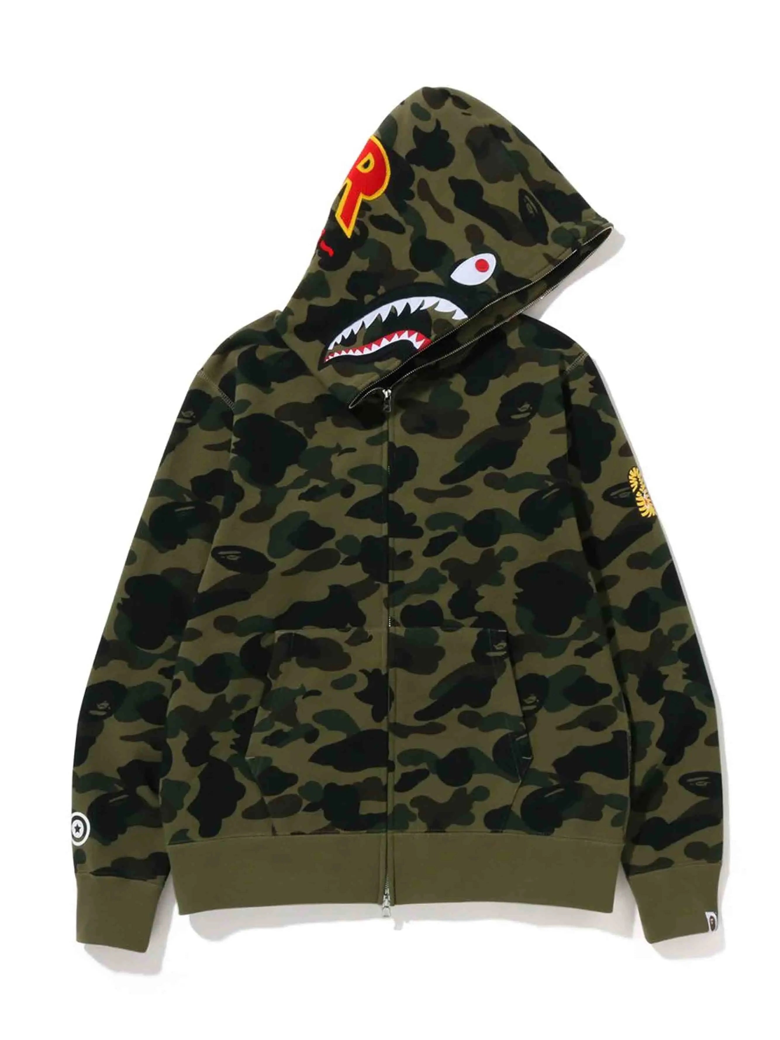 A Bathing Ape 1st Camo Shark Full Zip Hoodie Prior