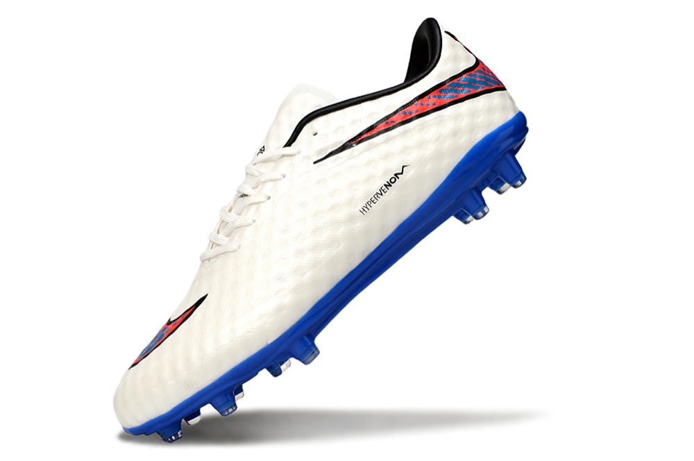 Image of Nike Hypervenom Phantom Elite FG Shine Through Pack - White / Blue / Crimson FG