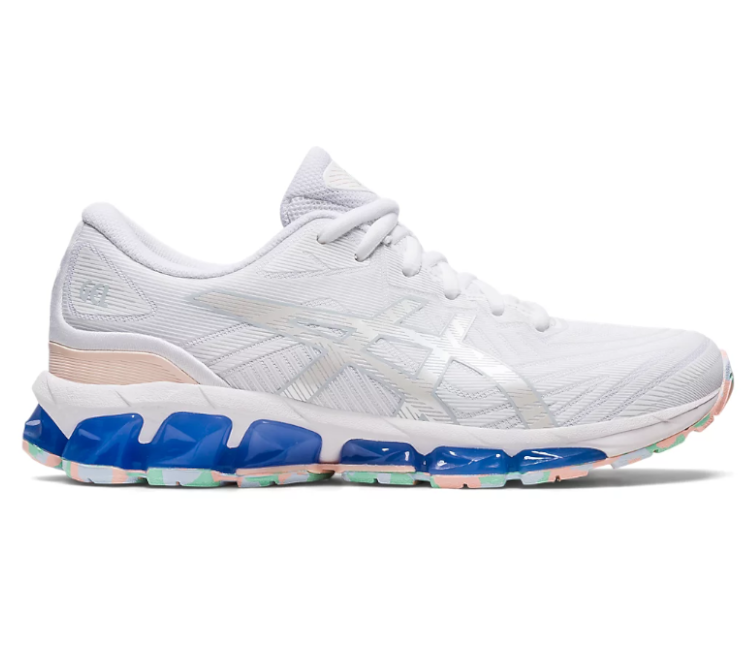 Image of Women's Asics Gel Quantum 360 7 (White/Soft Sky)
