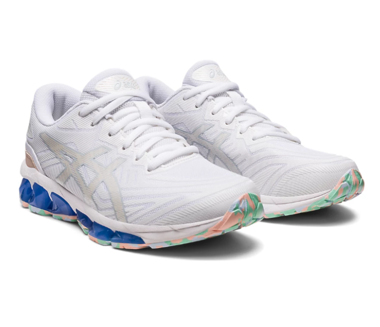 Image of Women's Asics Gel Quantum 360 7 (White/Soft Sky)