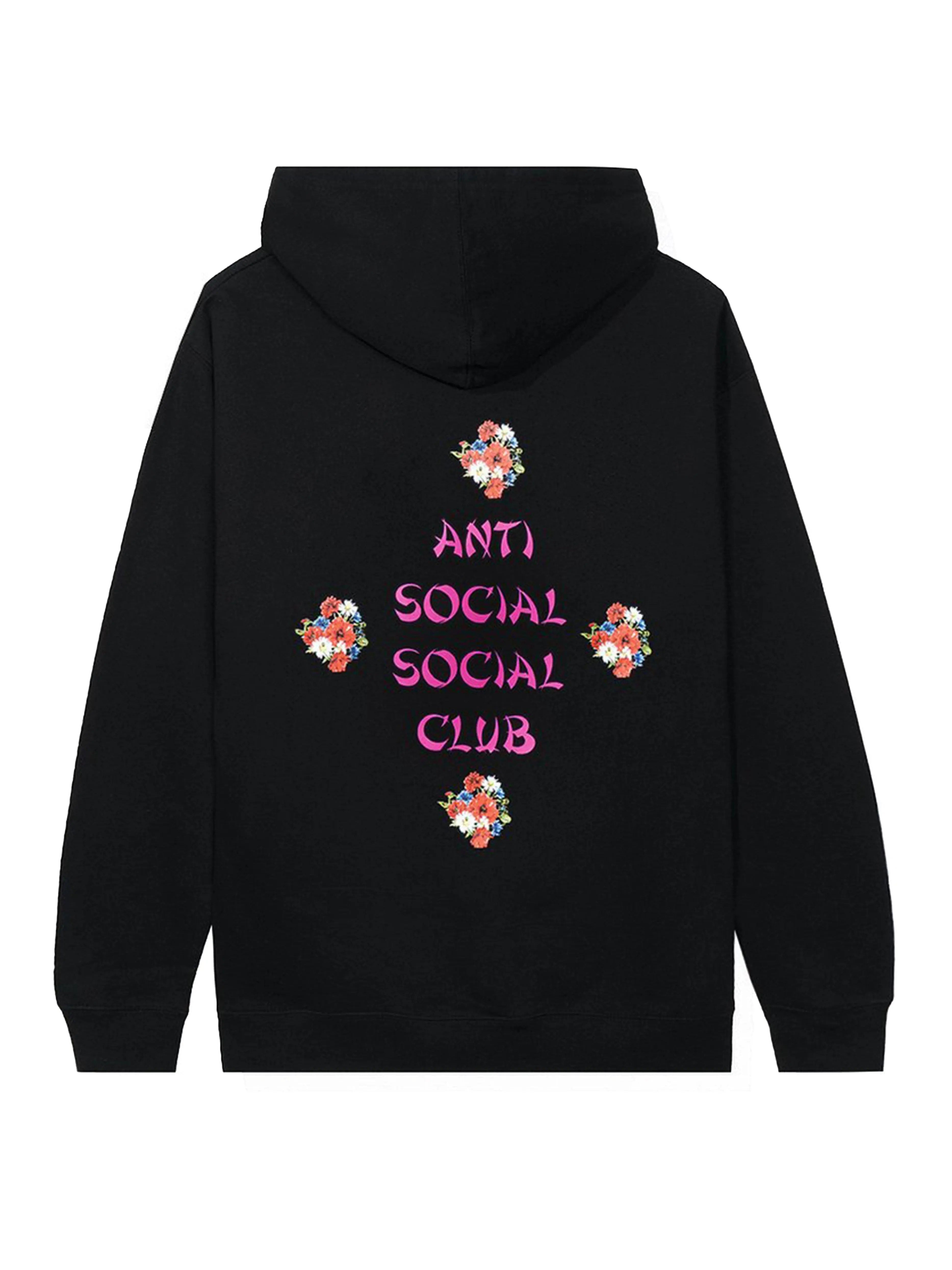 Image of Anti Social Social Club 2 Much Of Heaven Hoodie Black Prior