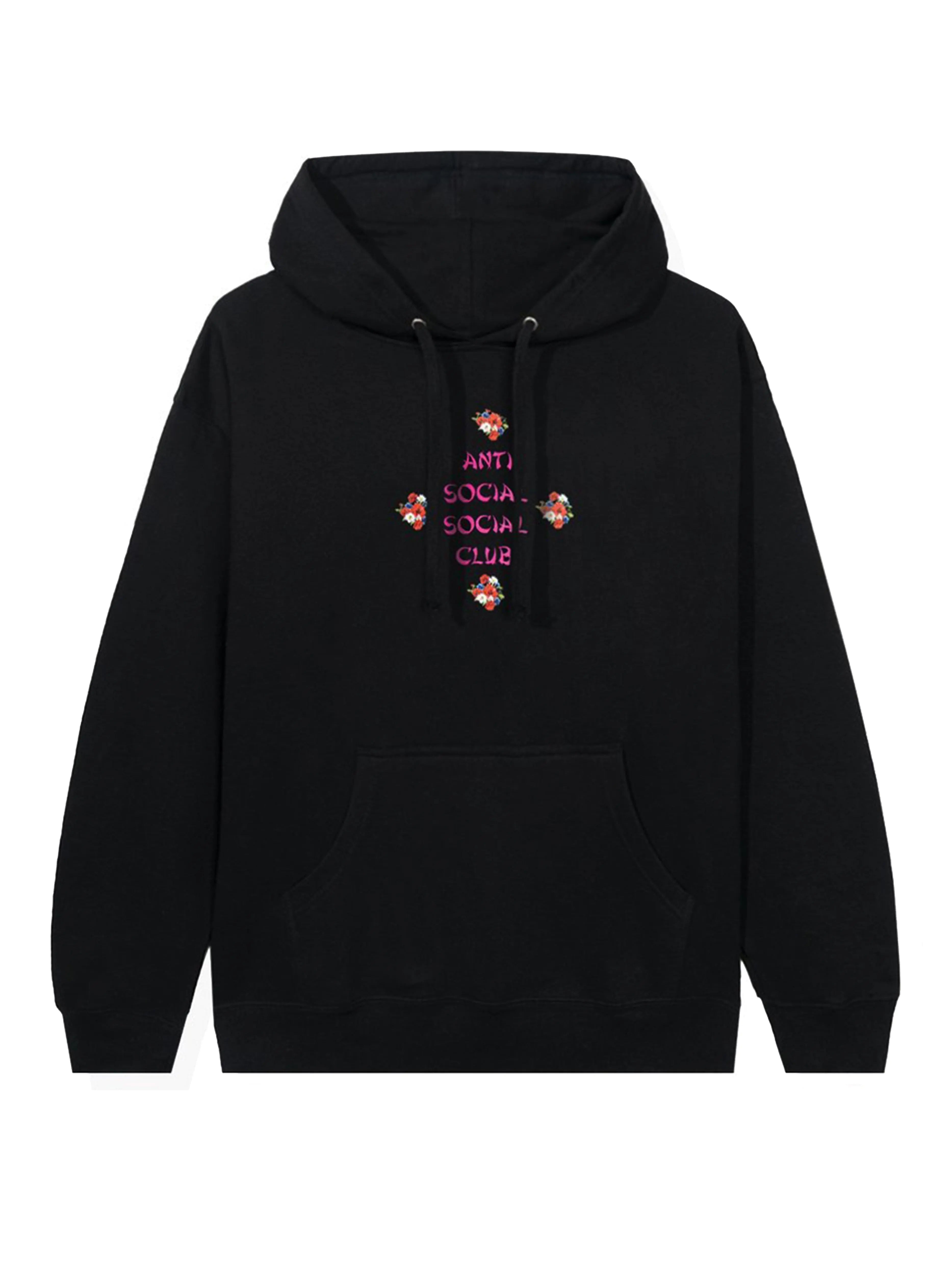 Image of Anti Social Social Club 2 Much Of Heaven Hoodie Black Prior