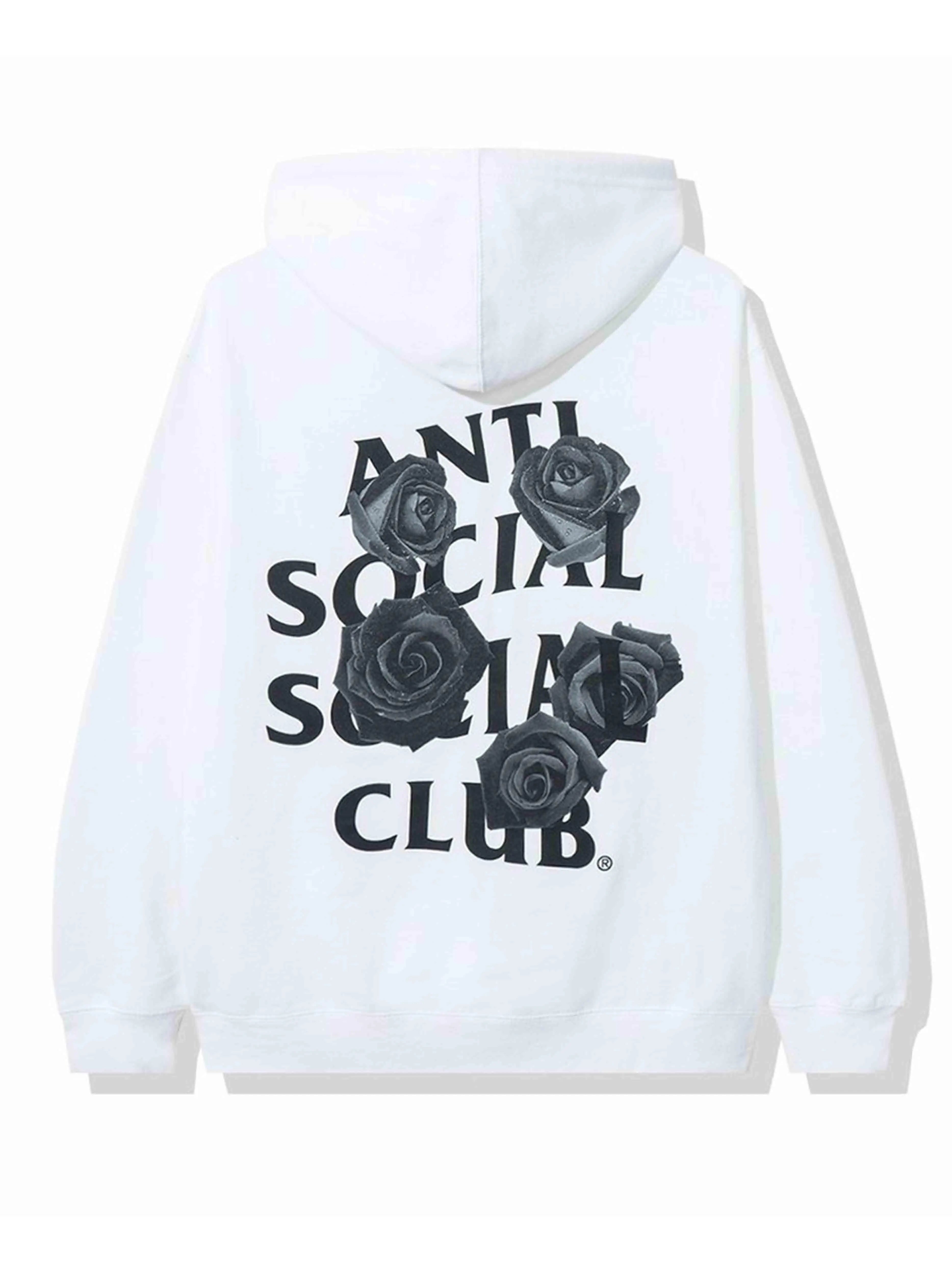 Image of Anti Social Social Club Bat Emoji Hoodie White Anti Social Social Club