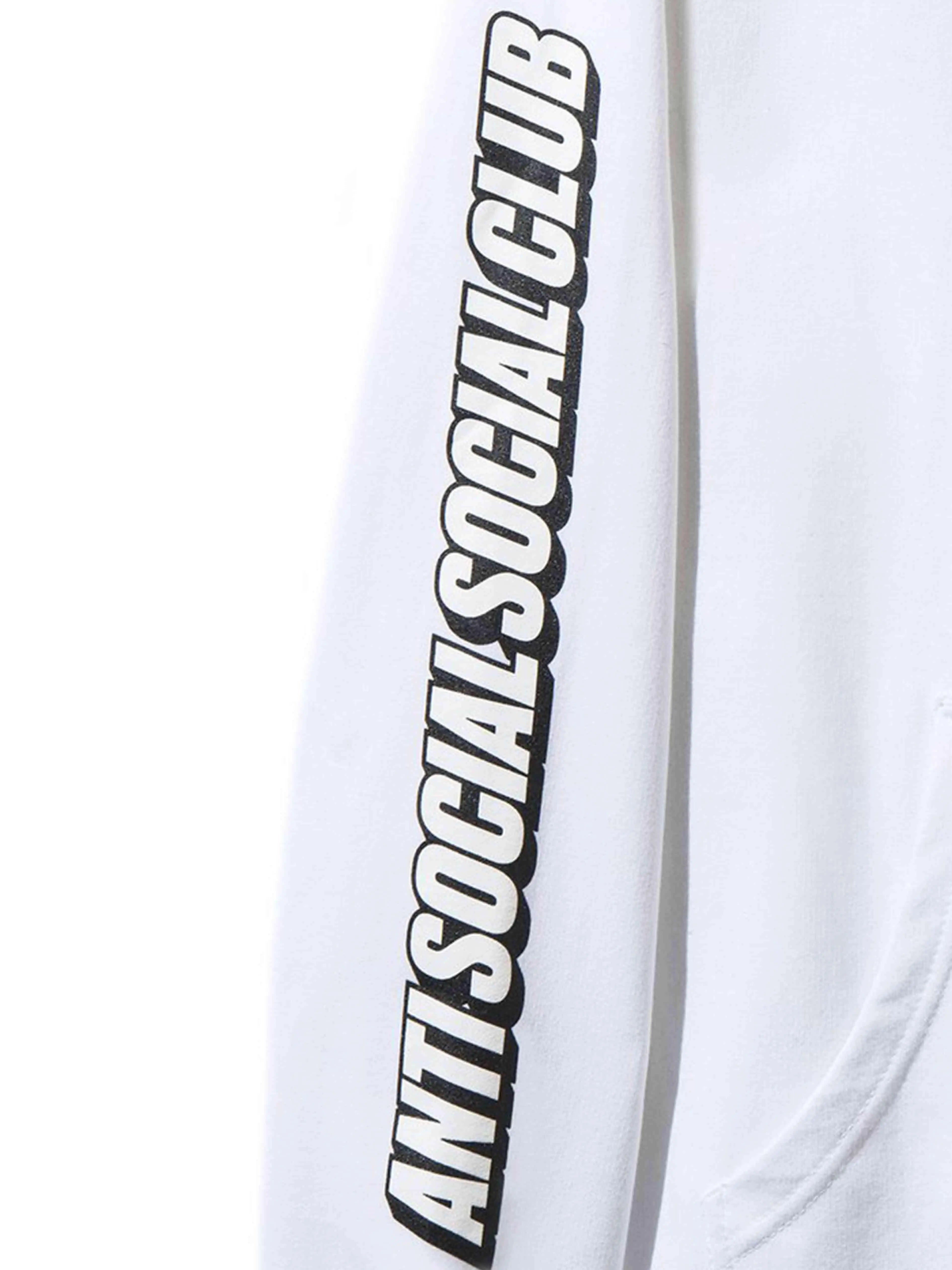 Image of Anti Social Social Club Block Me White Hoodie Anti Social Social Club