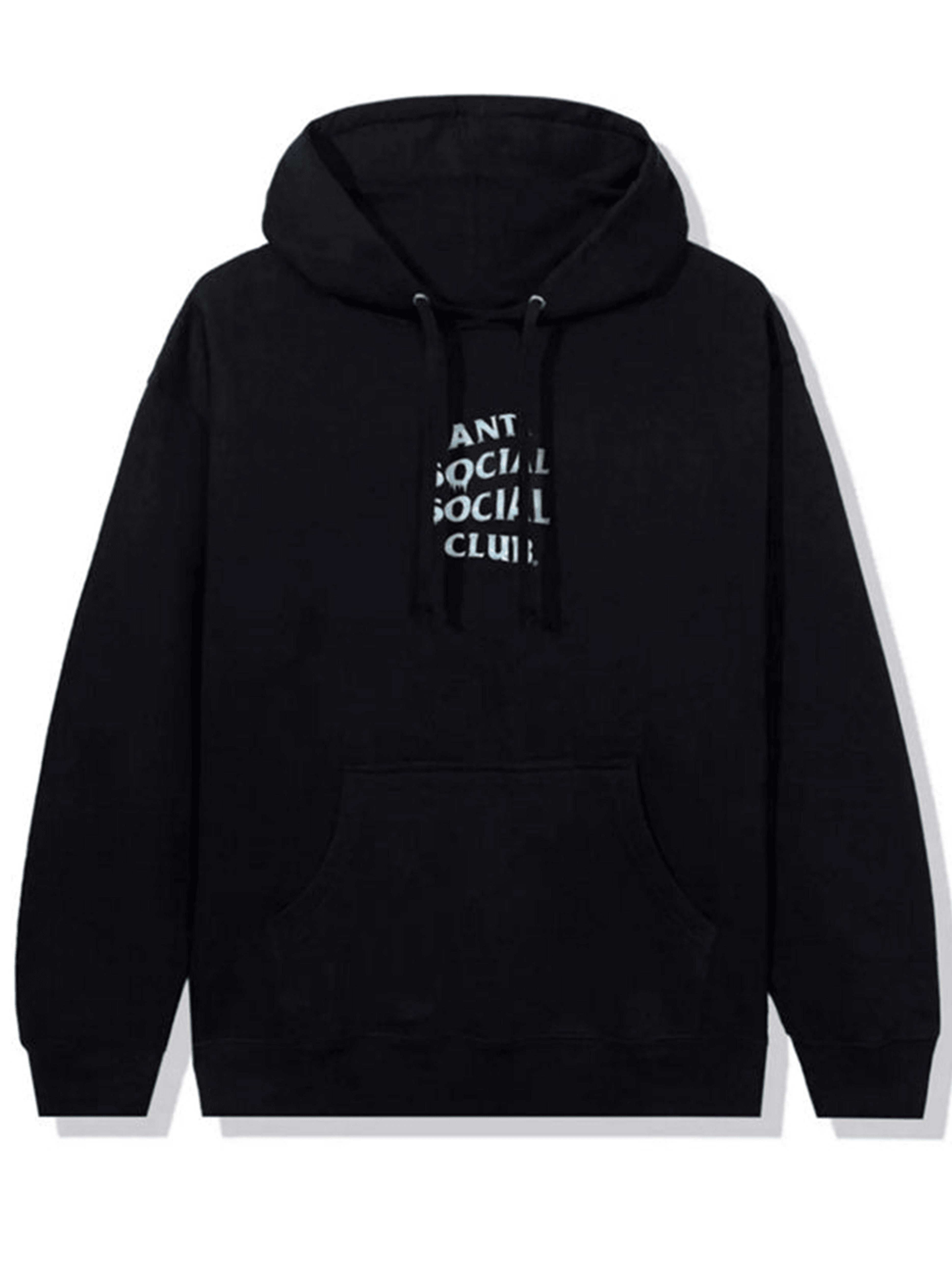 Image of Anti Social Social Club COLD SWEATS HOODIE BLACK Prior