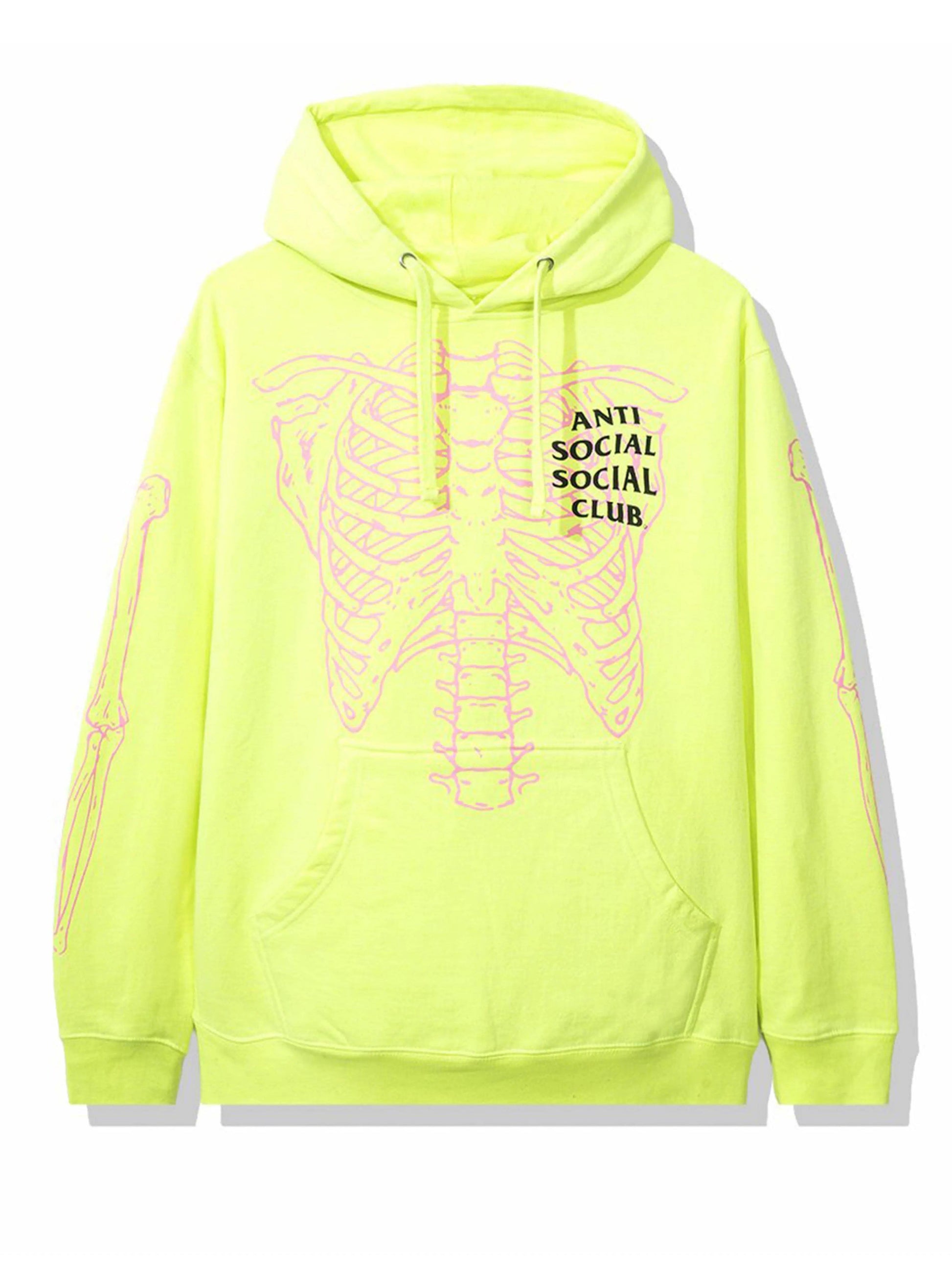 Anti Social Social Club Car Underwater Hoodie Neon Green Anti Social Social Club