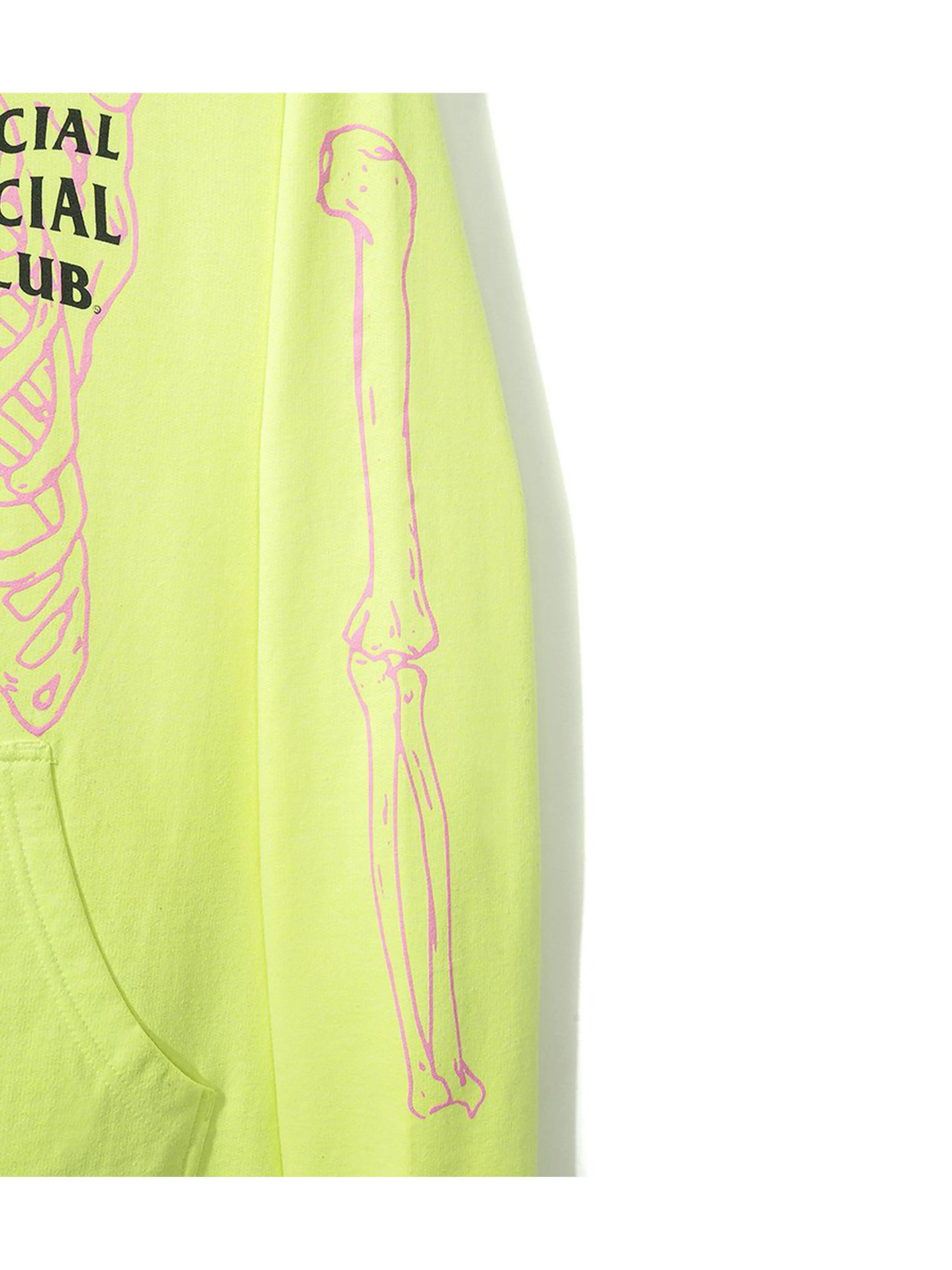 Image of Anti Social Social Club Car Underwater Hoodie Neon Green Anti Social Social Club
