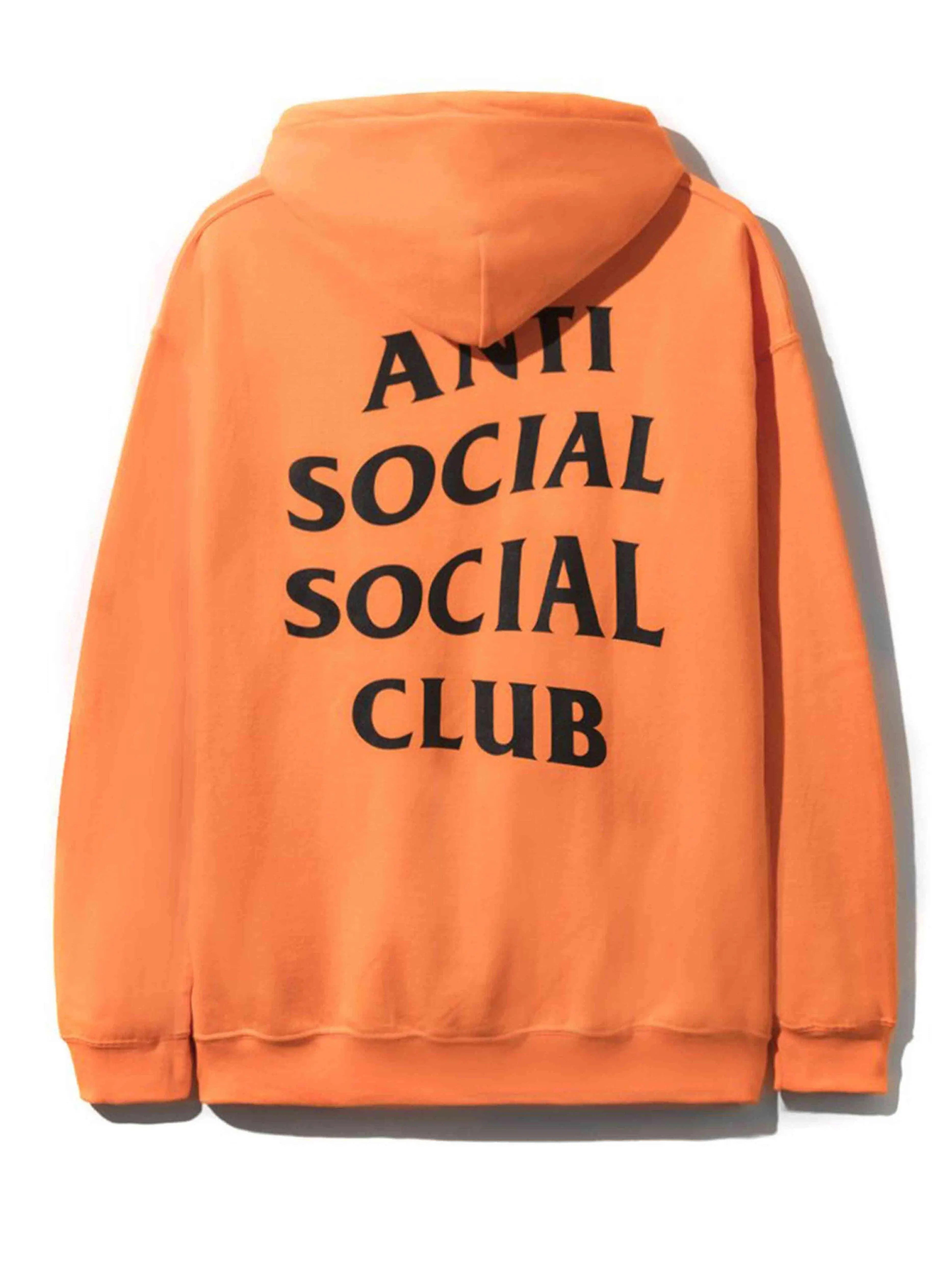 Image of Anti Social Social Club Flamingo Orange Hoodie Anti Social Social Club