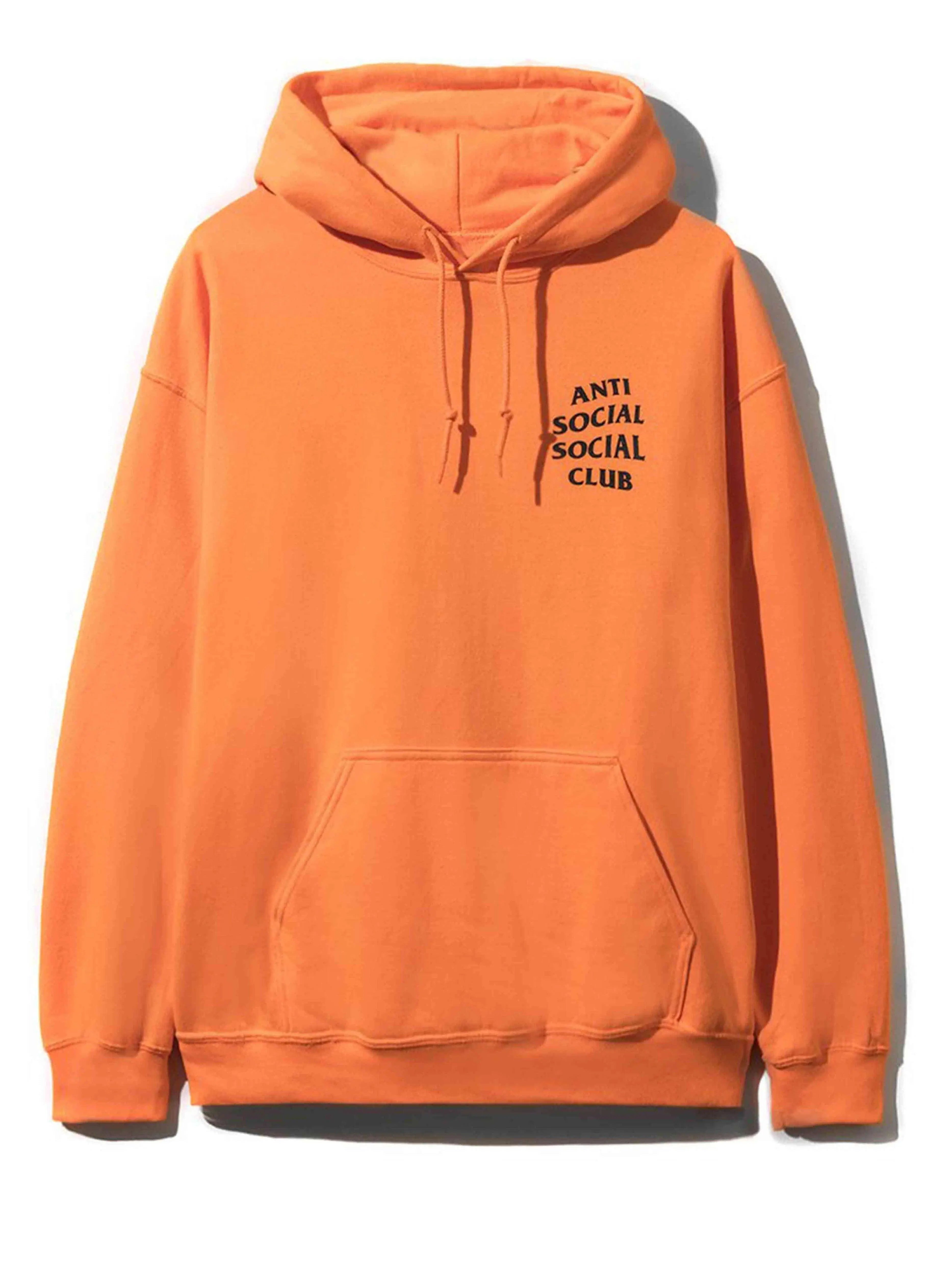 Image of Anti Social Social Club Flamingo Orange Hoodie Anti Social Social Club