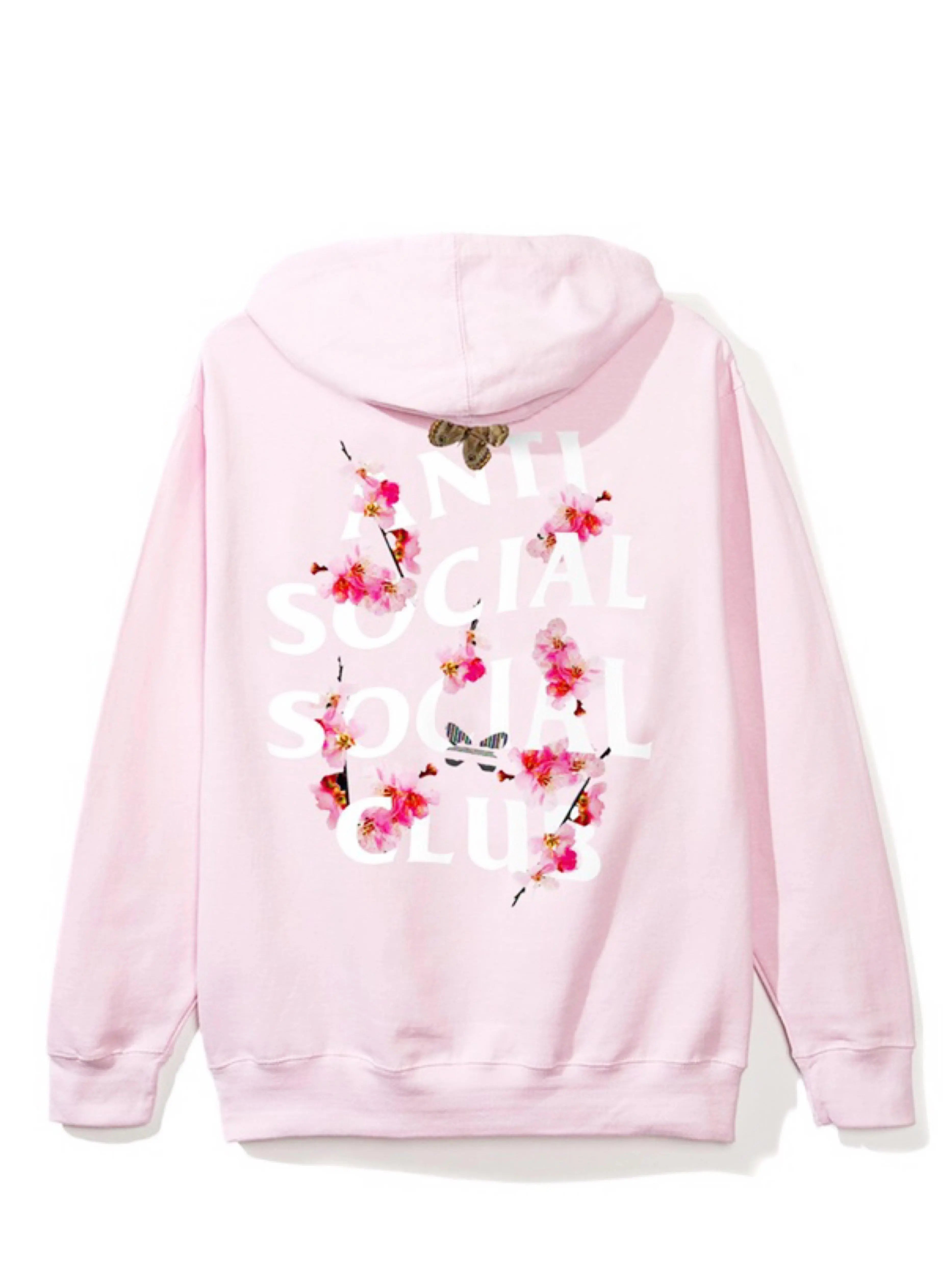 Image of Anti Social Social Club Kkoch Hoodie Pink Prior