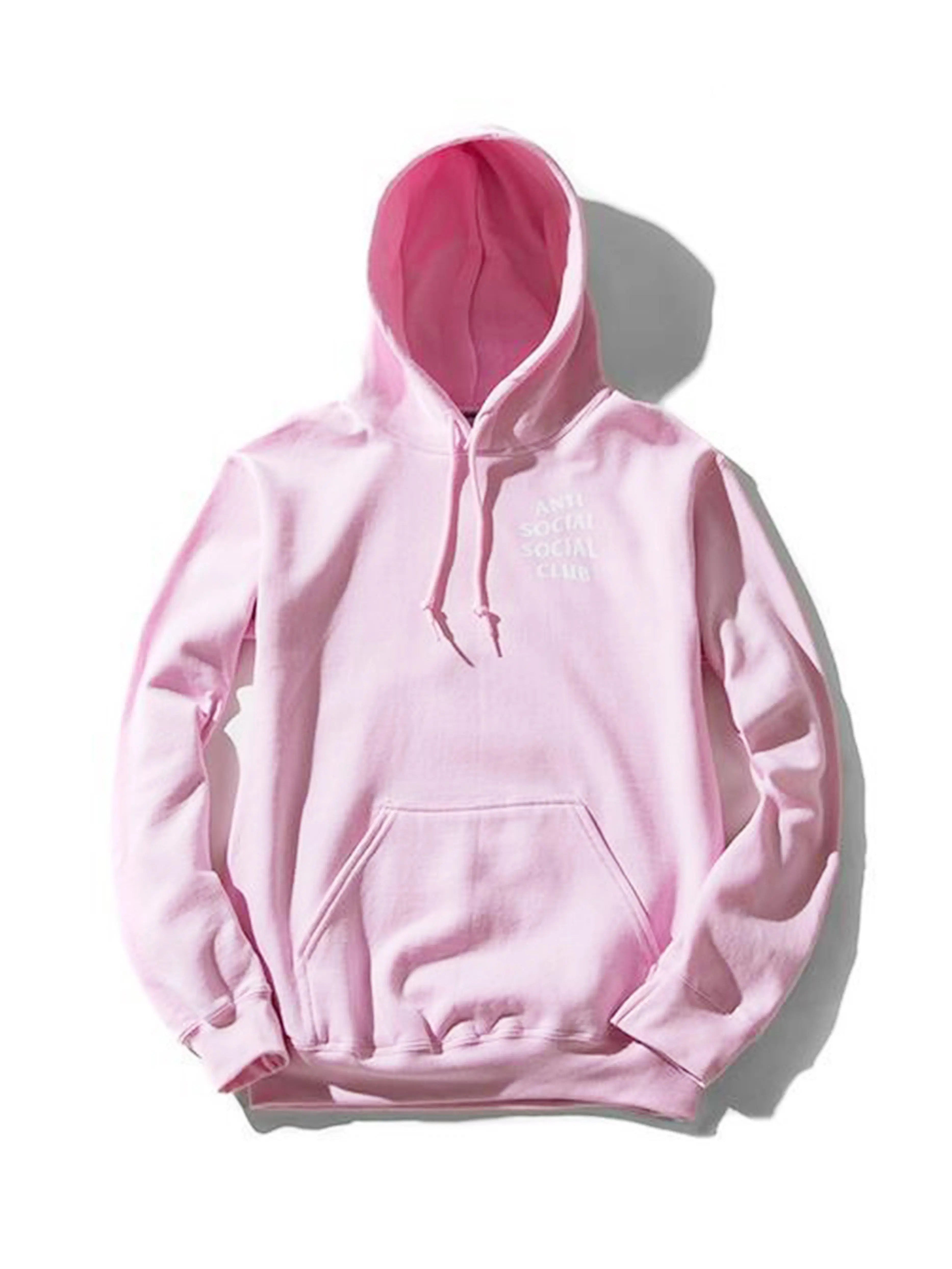Image of Anti Social Social Club Kkoch Hoodie Pink Prior