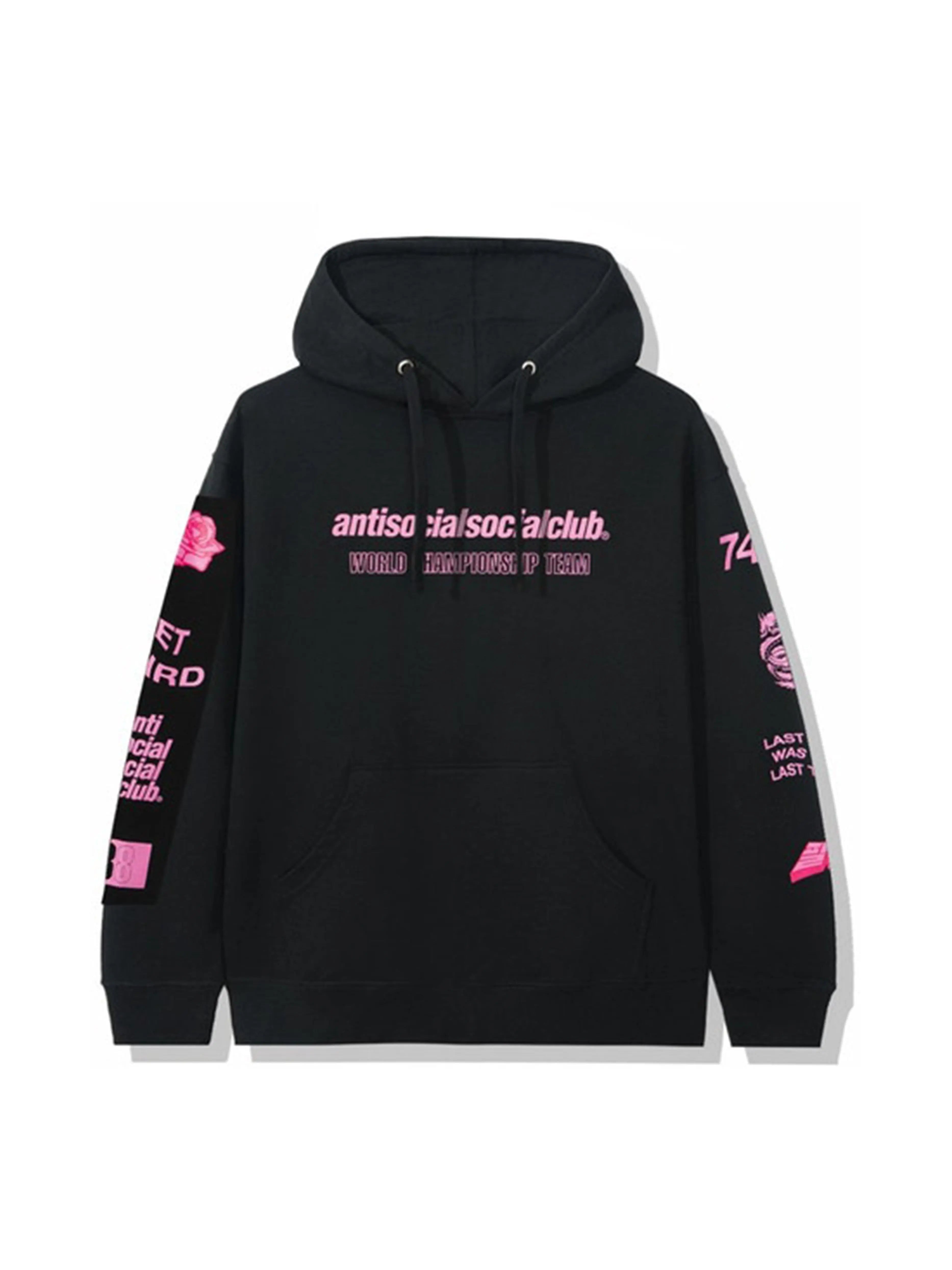 Image of Anti Social Social Club Mantras Hoodie Black Anti Social Social Club