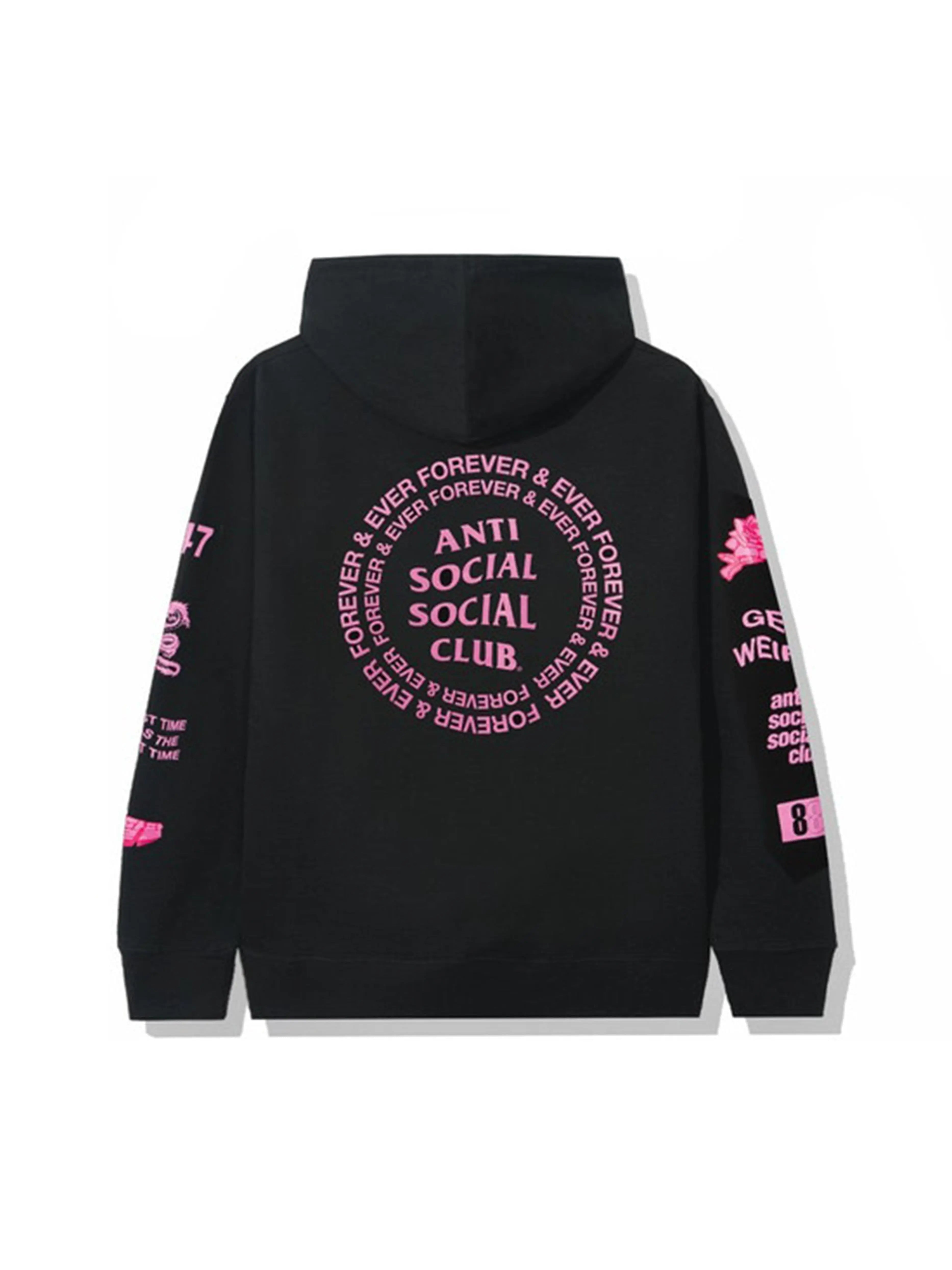 Image of Anti Social Social Club Mantras Hoodie Black Anti Social Social Club